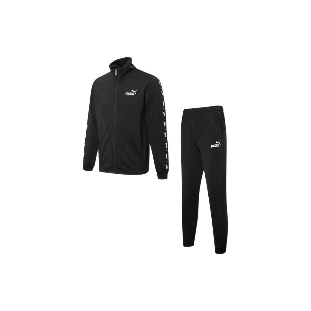 Puma Logo Sports Suit Men Sportswear Black 849543-01