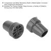 5PCS 22mm Single Angle Cane Tips Imitation Tire Texture Preservative Nonslip Rubber Translucent 7Celsius8in Crutch Tips for Cane