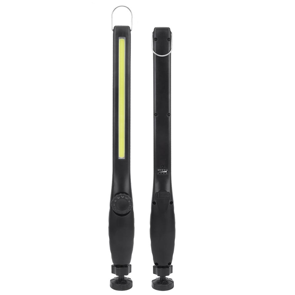 Portable COB Working Light Stepless Adjustable Emergency Flashlight USB Charging for Camping Car Repair