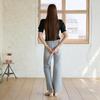 Egoist Surgical Line Bootcut Denim Pants  Es2odp05 