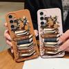 Cartoon Books Pattern Case For Samsung Galaxy S24 S25 Ultra Edge S23 Plus S22 S21 FE A34 A54 A15 A35 A55 A16 A26 A36 A56 5G Capa
