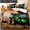 Engineering Vehicle Duvet Cover Set Engineering Vehicle Pickup Truck Off Road Vehicle Polyester Bedding Set Double Queen King741