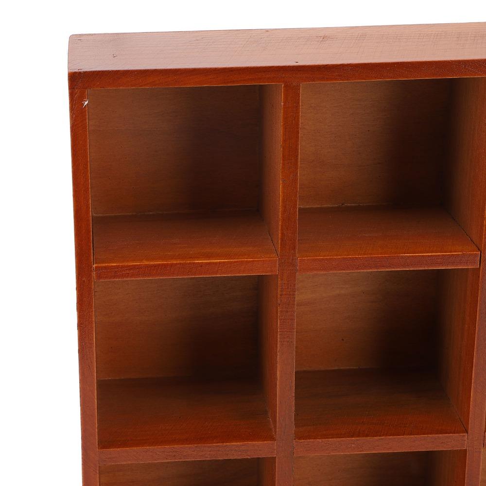 Verstelbare Planken Tafelblad Opbergorganisator Decoratieve Houten Opbergruimte Pennenhouder Kantoor