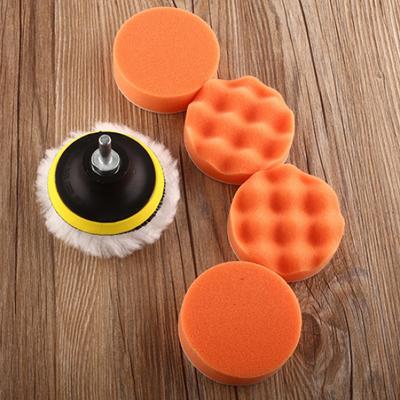 7-teiliges Polier-Wachs-Puffer-Pad-Schwamm-Set-Set für Fahrzeug-Auto-Polierwerkzeug