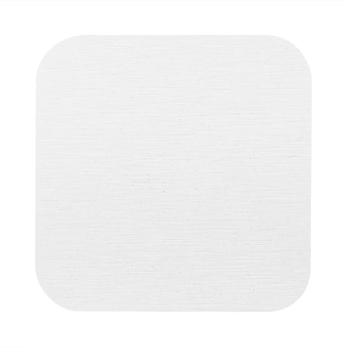 &NE Lava Stone Coaster, Square, LavaStone, White, 1 Coaster, 9cm Wide x 9cm Deep x 1cm Thick, Absorbent, Lava Stone, Asbestos-Free, Quick-Drying, Squa