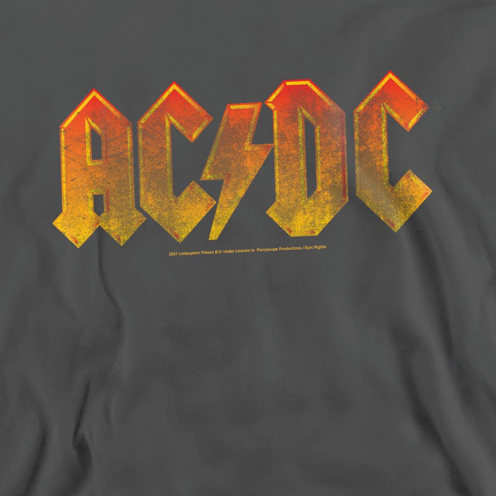 AC/DC Unisex Adult Gradient Logo Sweatshirt