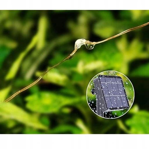 Girlanda Solarna Lampki Ogrodowe Druciki Drut Łańcuch 150 Led 15M