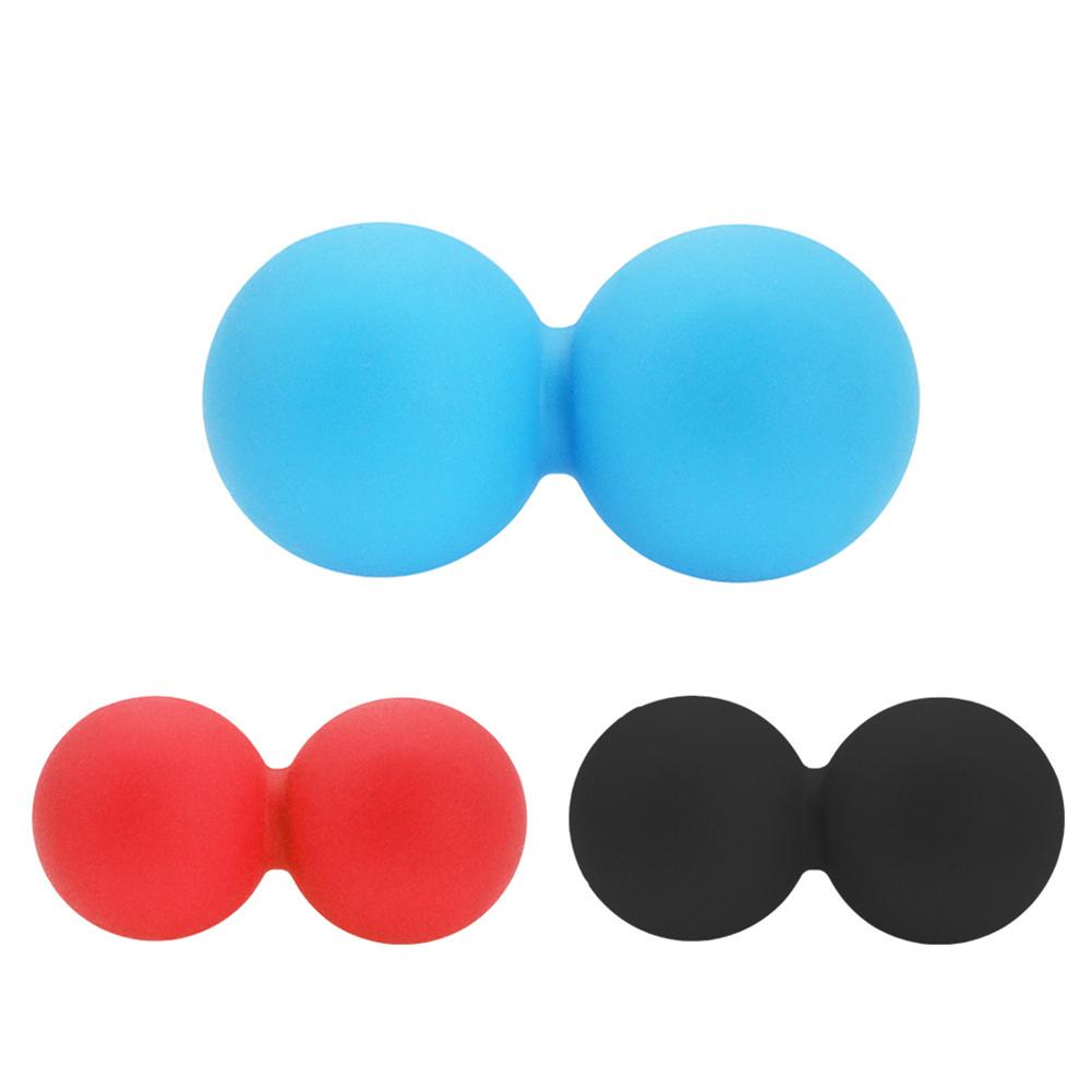 Multifunctional Silicone Peanut Massage Ball  For Yoga Relaxing Fitness Ball Acupoint Healing Fitness Ball
