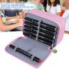 72 Slots Colorful Student Fabric Pen Bag Pencil Pouch Box Sketch Drawing Brush Holder