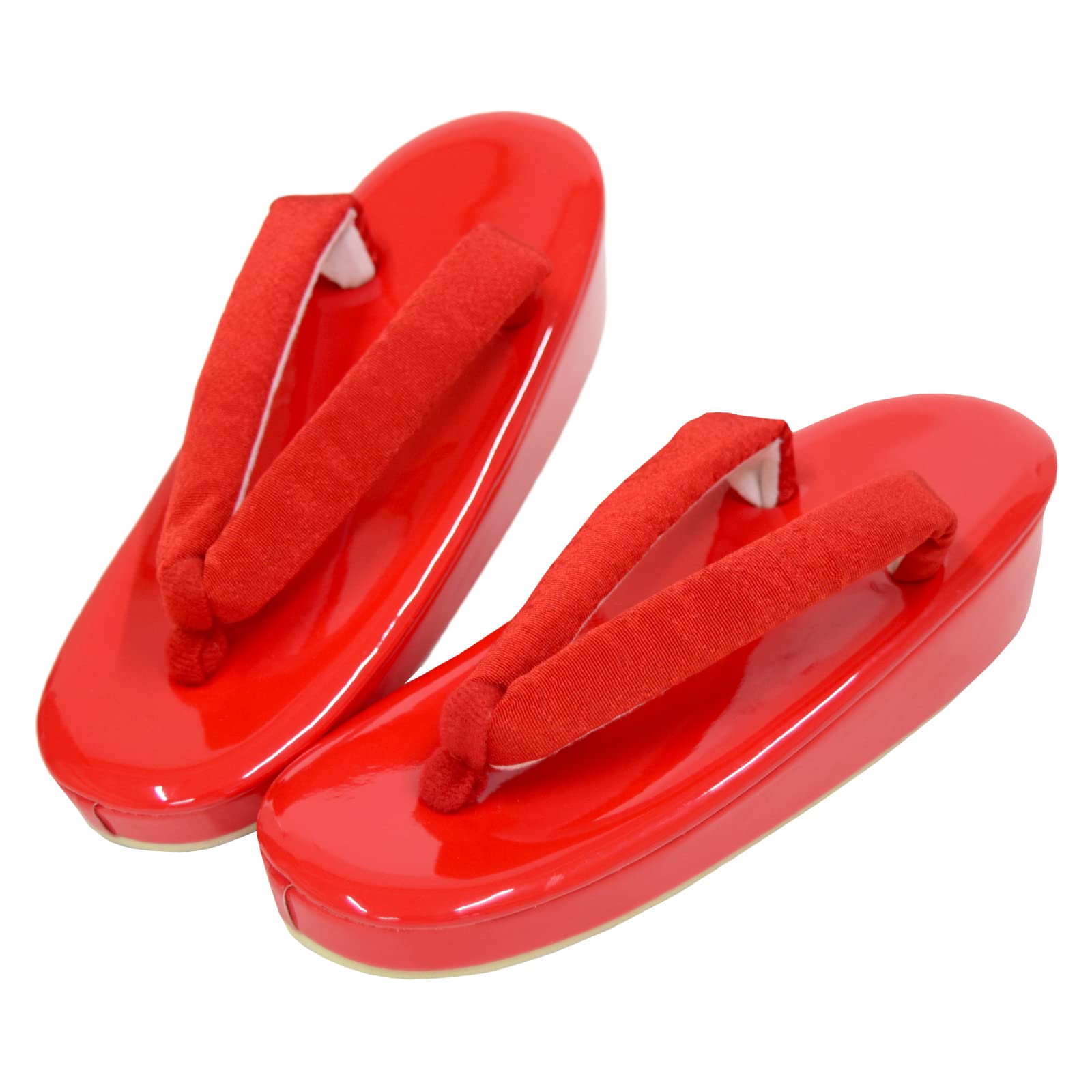 

Sandals Single Item Red x Red Plain Simple and Easy to Use 3 Years Old 7 Years Old Girls [Ai Indigo] Seven-Five-Three червоний