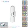 Wireless Sensor Night Light 3/7 Colors Changing Rechargeable Wall LED Lamp Motion Sensor USB Charging RGB Gradient Wall Lamp