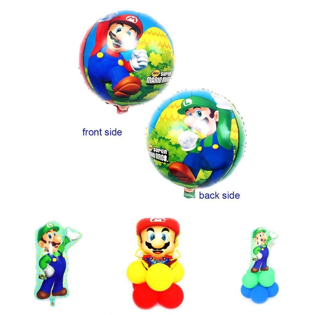 Set de ballons Super Mario Pour Fête d'Anniversaire d'Enfants Et Décoration de Maison