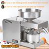 220V Oil Press EU Plug Small Business Equipment Machine Stainless steel oil pressure Peanutss Sesame Nut Oil extractor
