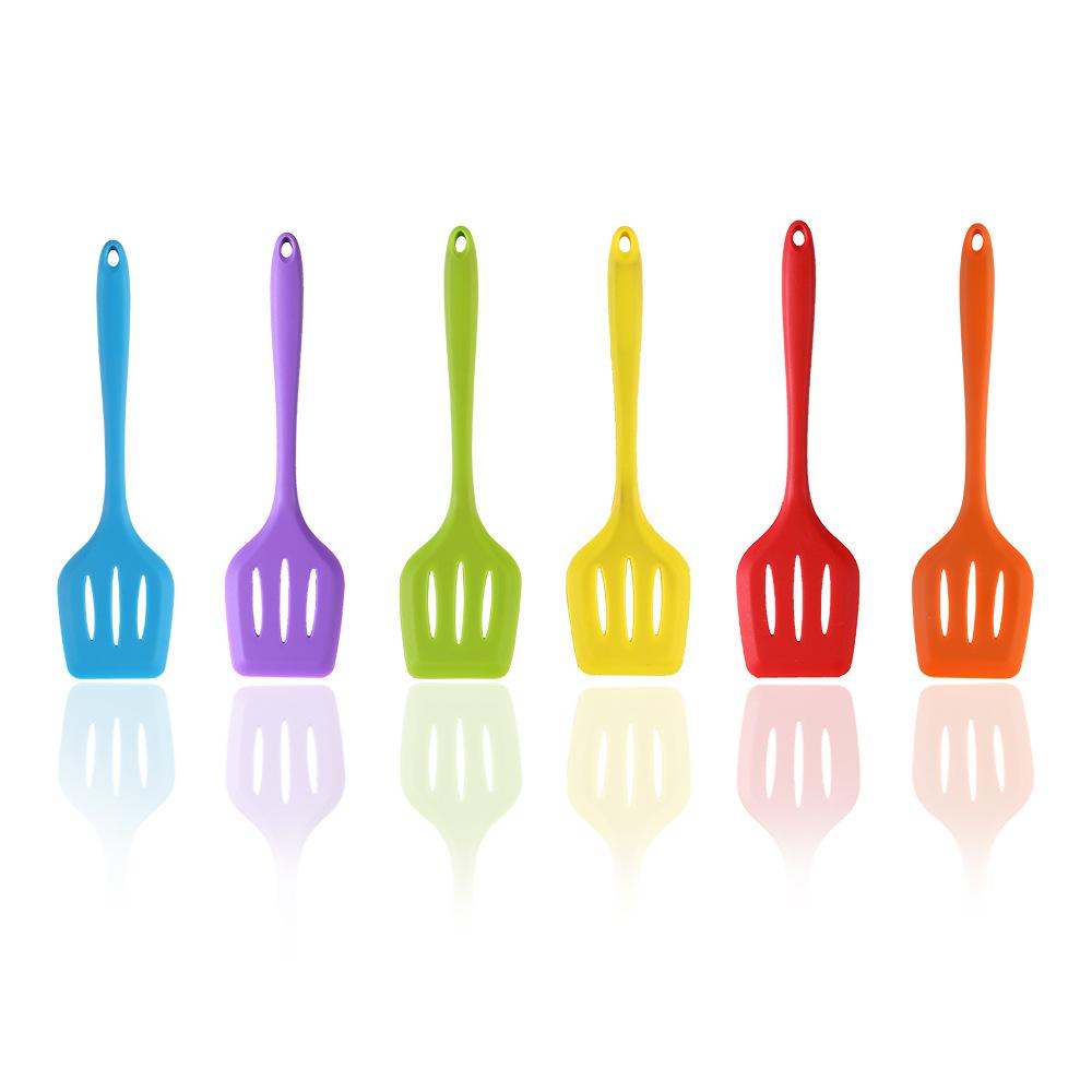 Kitchen tools food silicone shovel all-inclusive large silicone leak shovel non-stick pot silicone shovel