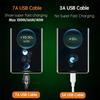 100W Type-C 7A Super Fast Charging Cable Indicator Light Datový kabel vhodný pro iPhone 6-14 Huawei Xiaomi Vivo Nabíjecí kabel pro telefony