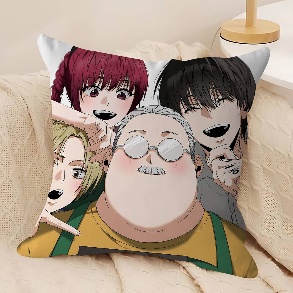 Anime S-Sakamoto-Days Kissenbezug Kissenbezug Deko Kissenbezug Bedruckter Kissenbezug für Couch