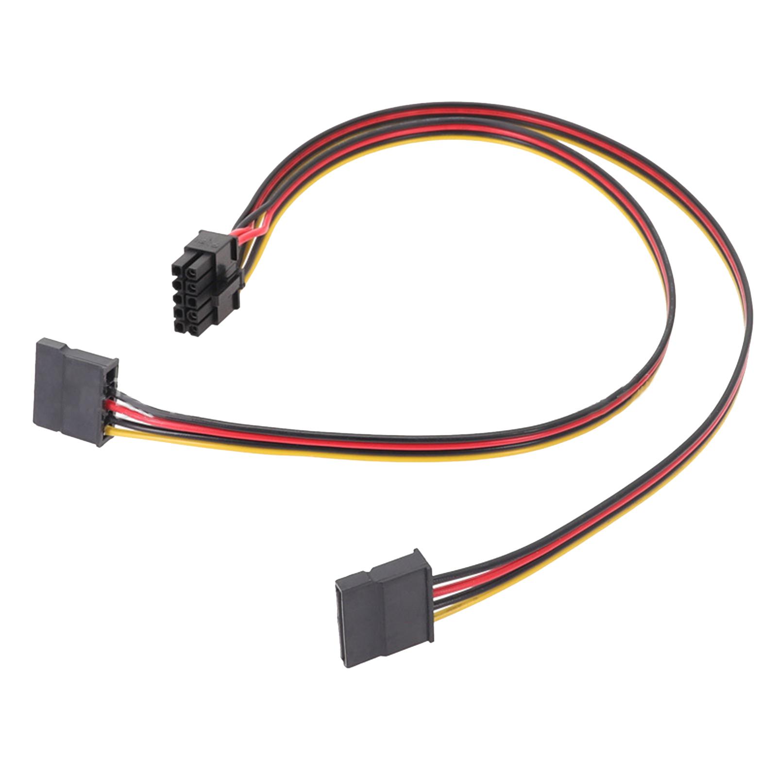 10Pin Socket To SATA Power Supply Cable SSD HDD Hard Disk Driver Powered for HP