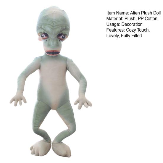 Aliens Plush Toy Fluffy PP Cotton Filling Lovely Doll Plushies Photo Prop Sofa Ornament Huggable Stuffed Pillow Cartoon
