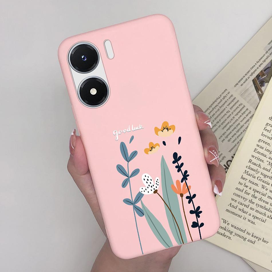 

Phone Case For Vivo Y02S Case V2203 Bumper Soft Silicone Back Cover for Vivo Y16 Funda Butterfly Case for VivoY02S Y 02S Y 16 Vivo Y16