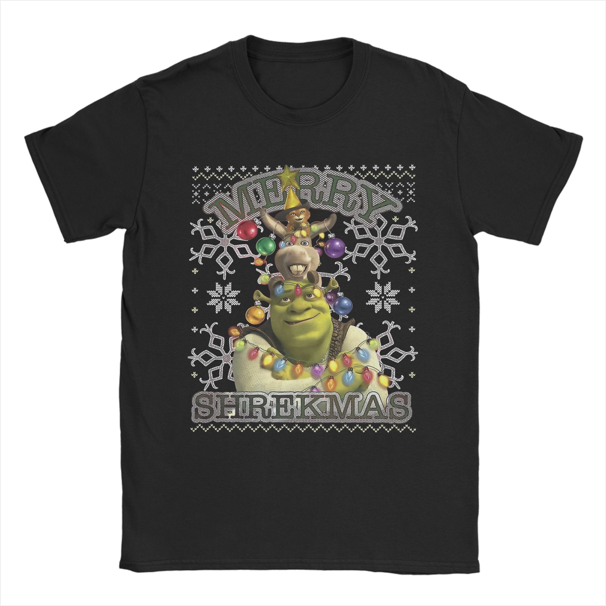 

Mens Womens Shrekes Camera Shirt Pure Cotton Graphic Printed T-Shirt Top Clothing S