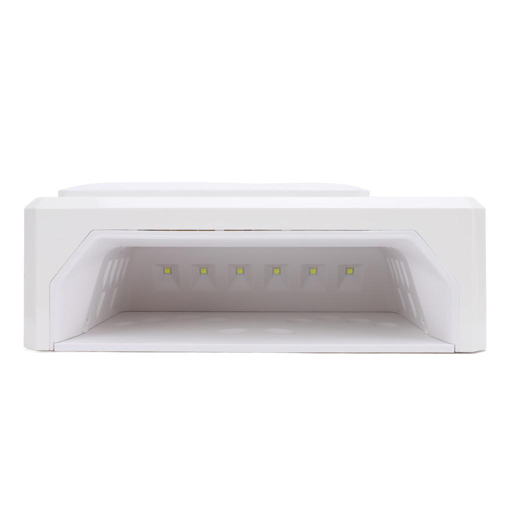 288W Nail Lamp with Hand Pillow 4 Timer UV Gel Nail Light Professional Nail Dryer with Arm Rest for