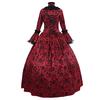 Lily Lady Large Swing Waist Tight Women Ventage Medieval Maxi Dress Cosplay Halloween Costume