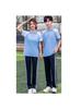 Light Blue Short-Sleeve School Uniform Set for Middle/Junior/High School Students