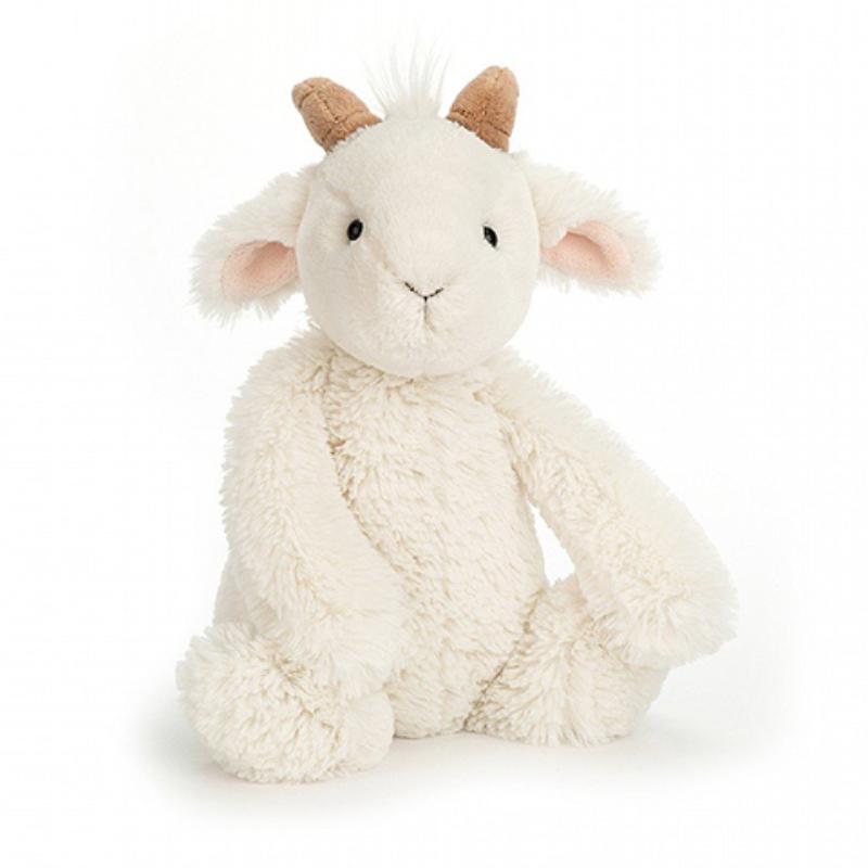 

JELLYCAT Farmhouse Animal Series Shy Goat Soothing Doll Plush Doll 31cm Tall