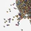 2/3/4mm Metal-Colored Glass Rice Beads for DIY Jewelry Making