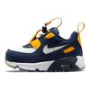 Nike Air Max 90 Toggle SE TD Blu Notte Oro Università Sneakers per Bambini Blu Bianco DH9571-400