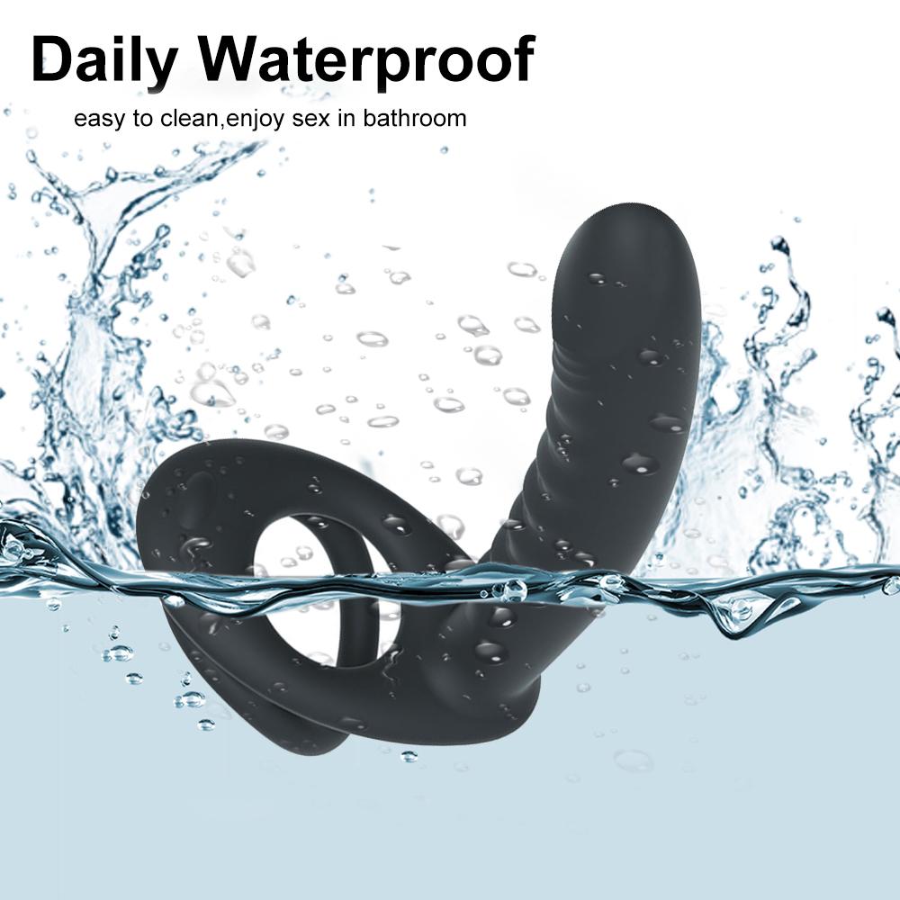 Strapon Dildo Vibrátor Sexuální hračky pro ženy Páry Anální kočička masturbátor Erotický dvojitý průnik Anální kolík Vibrátor Hračky pro dospělé