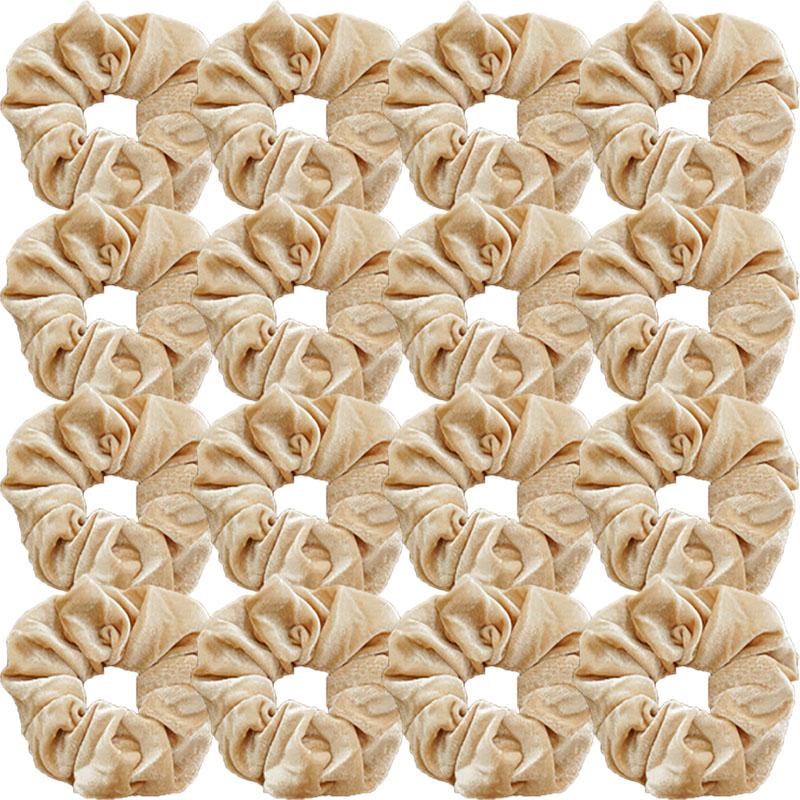 Koreanischer Samt Scrunchie Gummi Elastische Haarbänder Damen Einfarbig Stirnband Pferdeschwanzhalter Bänder Seil Mädchen Haaraccessoires