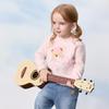 PawinPaw Girls' Pink Cartoon Bear Knitted Sweater