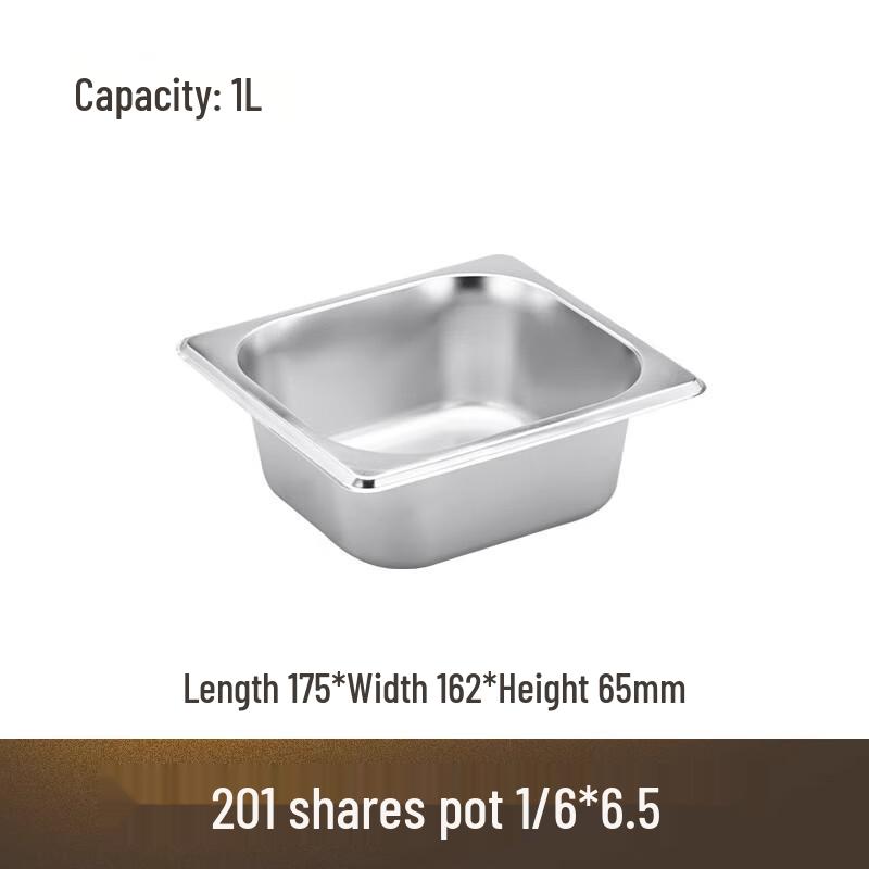 AVADEN Rechteckige Gastronorm-Lebensmittelpfanne aus Edelstahl mit Deckel