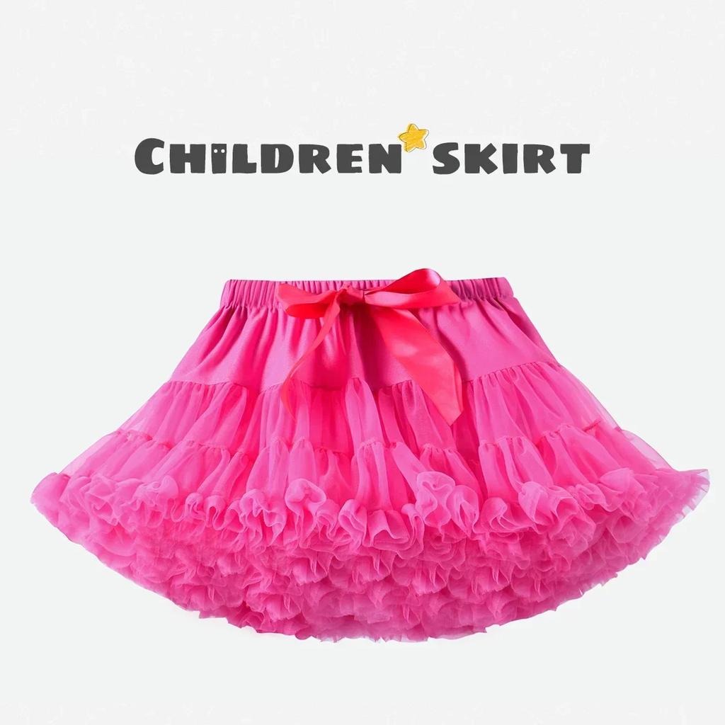 Baby Mädchen Tüllrock Flauschiger Rock Kleinkind Prinzessin Ballett Tanz Tüll Netzrock Kinder Kuchenrock Niedliche Mädchen Kleidung Unterrock Rock