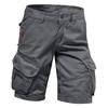 Men's Summer Multi-Pocket Cargo Shorts Men's Casual Fashion Solid Color Loose Cargo Shorts