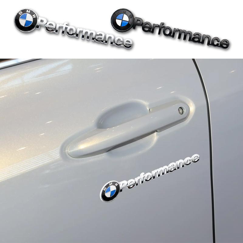 For BMW E34 ABS Car Logo Emblem Rear Trunk Stickers Badge Accessories For BMW Performance E70 F15 E92 E60 E61 E65 F01 F02 F10 F15 F30 F48 M5