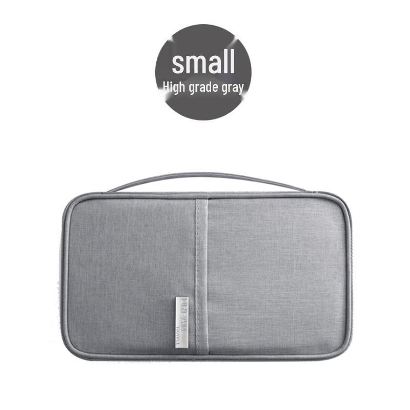 

Large Capacity Travel Document Organizer: Multi-functional Passport Holder & Card Storage Bag