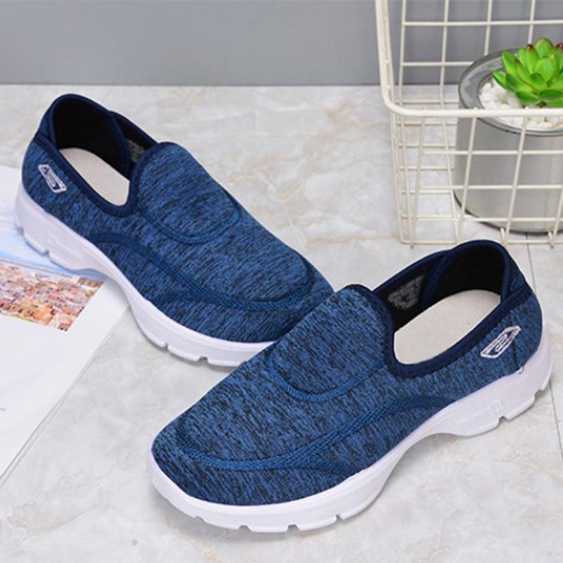 2026 Women's Gym Vulcanized Shoes Pink Women's Casual Shoes Fashionable Breathable Mesh Flat Bottom Hiking Shoes Plus Size 36-43