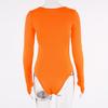 GMXIA Frühling Sexy Mode Pullover Langarm Slim-fit Overall Damenbekleidung
