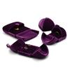 Luxury Double Opening Silk Velvet Jewelry Box, Ring Couple Band Earring Necklace Bangle Gift Packaging Case