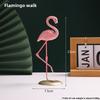 Resin Art Flamingo Sculpture For Home Office Desk Decoration Gift For Colleagues