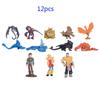 12 PZ/Set Treno Drago Mondo Nascosto Toothless Furia Mini Carino Personaggio Anime PVC Azione Collezionabile Figura Modello