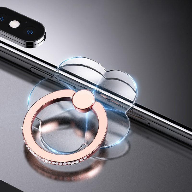 

Прозрачный держатель для телефона с пряжкой на настольном компьютере для мужчин и женщин с персонализированным ультратонким и прочным креплением для iPhone 15