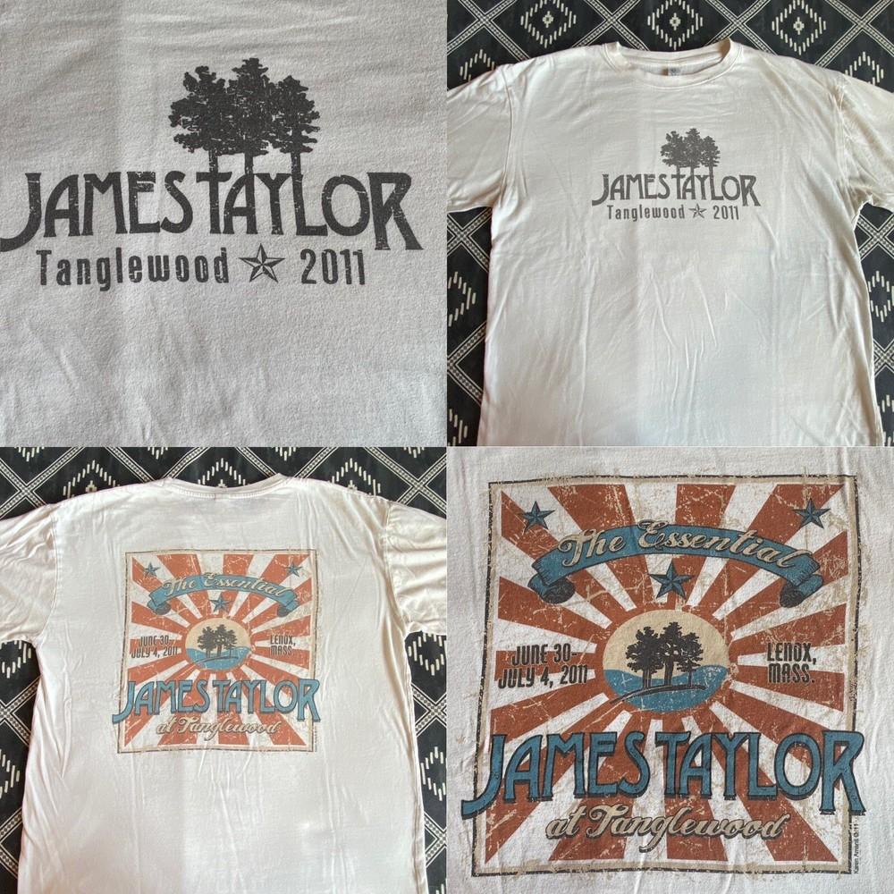 Винтажная футболка James Taylor Tanglewood 2011 Унисекс Концертная S до 5XL BO737 Унисекс Футболка XXXXL