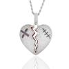 Trendy Zircon Butterfly Hip Hop Pendant Necklace for Couples