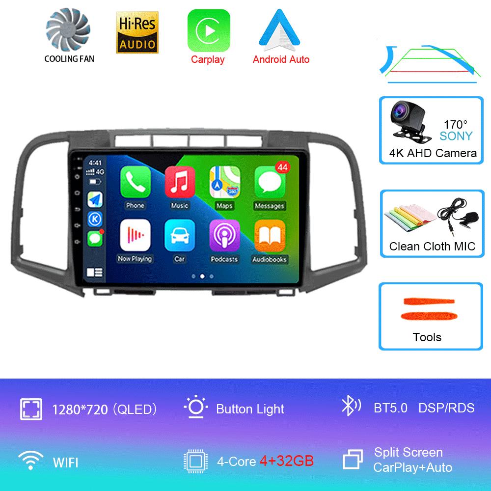 For Toyota Venza 2008 - 2016 QLED DSP Android 14 Car Radio Smart Multimedia Video Player Auto Stereo Navi GPS Head Unit