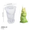 Easter Gnomes Resin Molds Cake Decorating Mold 3D Resin Gnomes Silicone Candle Mould Handmade Candle Mould for Candle Making