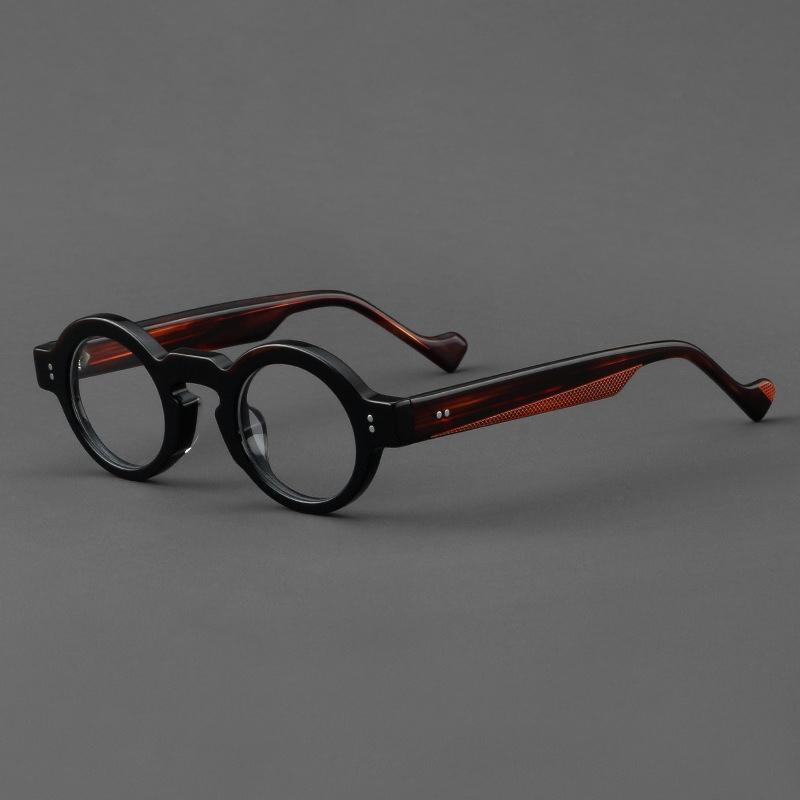

New Fashion Handmade Color-blocked Acetate Glasses Frame Men Myopia Reading Eyeglasses Women Custom Prescription Optics Eyewear