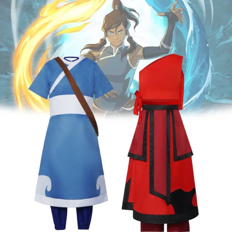 Avatarsett Cosplay Mote Komfortabel Enkel Kjole Jente